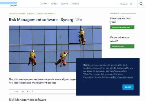 
                            3. Risk Management | Synergi Life - DNV GL