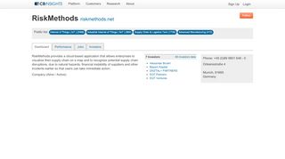 
                            13. RiskMethods - CB Insights