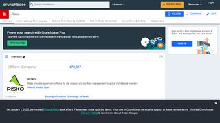 
                            11. Risko | Crunchbase