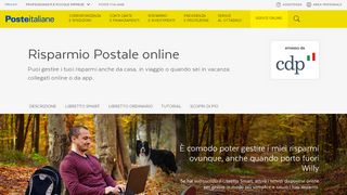 
                            3. Risparmio Postale online - Libretti di risparmio postale - Poste Italiane