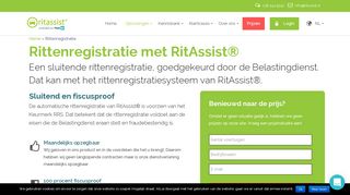 
                            7. Rittenregistratie van RitAssist® via GPS, met Keurmerk en app!