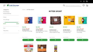 
                            12. ritter sport - Cold Storage