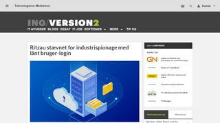 
                            3. Ritzau stævnet for industrispionage med lånt bruger-login | Version2