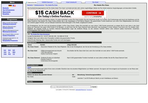 
                            11. Riu Hotels Riu Class : Vielfliegerprogramm und Bonusprogramm ...