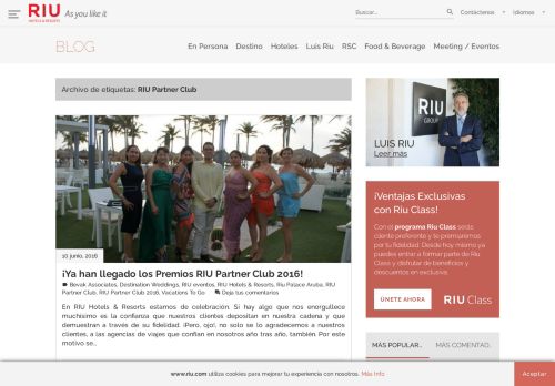 
                            8. RIU Partner Club Archivos - RIU.com | Blog : RIU.com | Blog