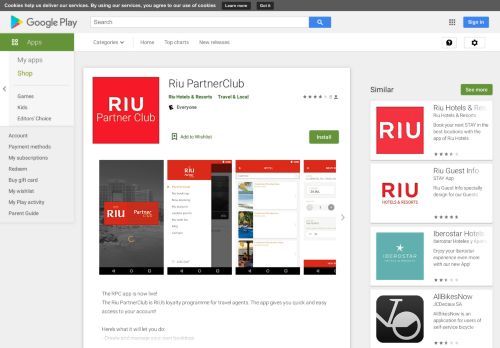 
                            12. Riu PartnerClub - Apps on Google Play