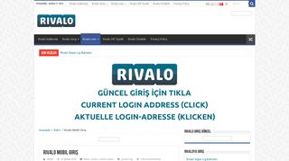 
                            4. Rivalo Mobil Giriş | Rivalo Giriş | rivaloya giriş, rivalo login , rivalo ...