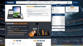 
                            6. Rivalo Mobile Sportsbook App - Android, iPad & iPhone betting