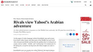 
                            13. Rivals view Yahoo!'s Arabian adventure | The Independent