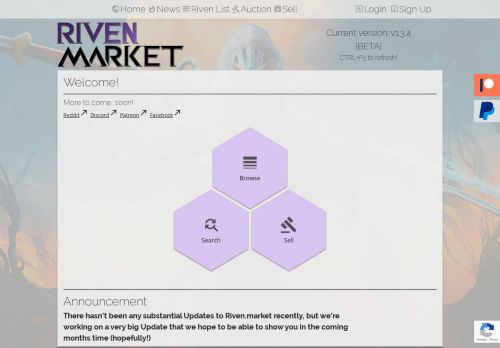 
                            13. Riven.market - Riven Trading Platform