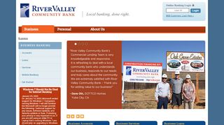 
                            7. River Valley Community Bank: Business Products