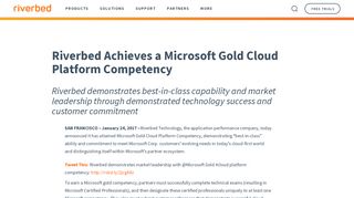 
                            12. Riverbed Achieves a Microsoft Gold Cloud Platform Competency