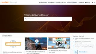 
                            5. Riverbed Support: Home - Welcome