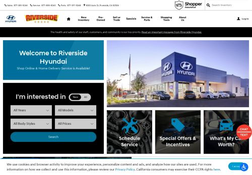 
                            5. Riverside Hyundai | Hyundai Dealership in Riverside, CA
