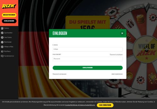 
                            1. Rizk Casino - Das beste Online Casino in Deutschland!