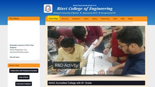 
                            2. Rizvi College of Engineering - Rizvi Education Society