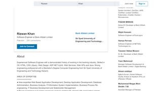 
                            10. Rizwan Khan - Software Developer - Bank Alfalah Limited | ...