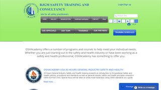 
                            11. rjgmsafety | OSHACADEMY TRAININGS