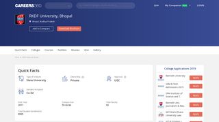 
                            10. RKDF University, Bhopal - courses, fee, cut off, ranking, admission ...