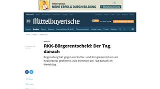 
                            8. RKK-Bürgerentscheid: Der Tag danach - Landtagswahl 2018 ...