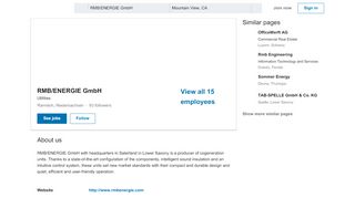 
                            8. RMB/ENERGIE GmbH | LinkedIn