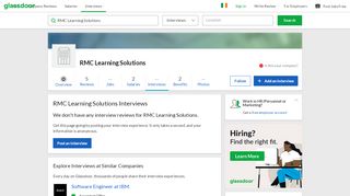 
                            11. RMC Learning Solutions Interview Questions | Glassdoor.ie