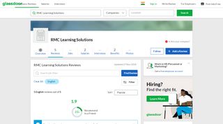 
                            6. RMC Learning Solutions Reviews | Glassdoor.co.in