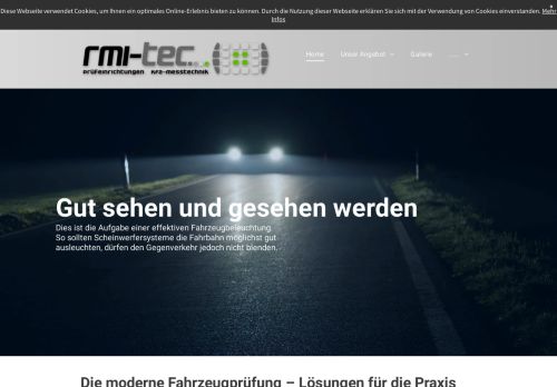 
                            9. rmi-tec - Prüfeinrichtungen Kfz-Messtechnik Scheinwerfereinstellplatz ...