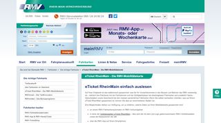 
                            4. RMV.DE - eTicket RheinMain einfach auslesen