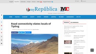 
                            9. Road connectivity elates locals of Tipling - My Republica