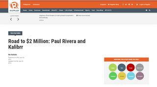 
                            8. Road to $2 Million: Paul Rivera and Kalibrr - Rappler