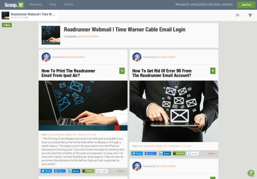 
                            5. Roadrunner Webmail | Time Warner Cable Email Login - Scoop.it
