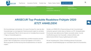 
                            4. Roadshow - ARISECUR GmbH