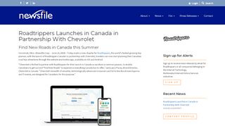 
                            8. Roadtrippers Launches in Canada in Partnership With Chevrolet