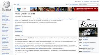 
                            7. Roam (public transit) - Wikipedia