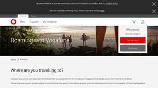 
                            11. Roaming? Use your phone in Europe as you would at home | Vodafone