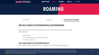 
                            10. Roaming - Volle Kostenkontrolle im Ausland | Red Bull MOBILE