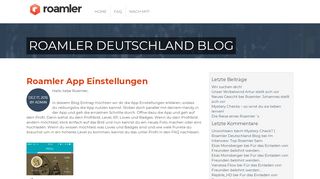 
                            8. Roamler App Einstellungen | Roamler Deutschland Blog