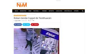 
                            13. Roban tienda Coppel de Teotihuacán - Agencia NVM