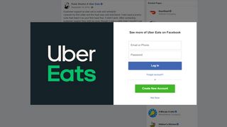 
                            8. Robb Shelton - Customer support at uber eat is rude and... | Facebook