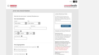 
                            11. Robert Bosch GmbH | Registrierung