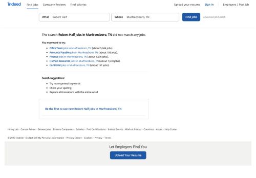 
                            9. Robert Half Jobs, Employment in Murfreesboro, TN | Indeed.com