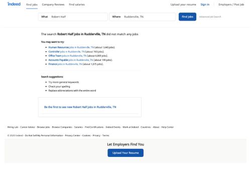 
                            8. Robert Half Jobs, Employment in Rudderville, TN | Indeed.com