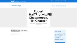 
                            13. Robert Half/Protiviti/FEI Chattanooga, TN Chapter - FEI