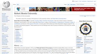 
                            6. Robert Morris University - Wikipedia