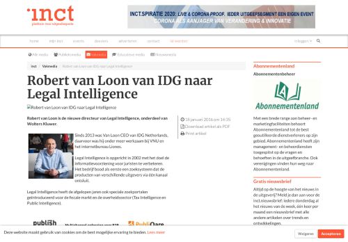 
                            12. Robert van Loon van IDG naar Legal Intelligence - inct