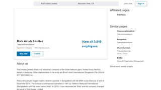 
                            8. Robi Axiata Limited | LinkedIn