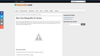 
                            12. Robi e-Care | Manage Bills, FnF, Services | telekontho.com