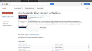 
                            5. Robin Functions for Complex Manifolds and Applications