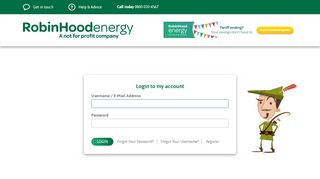 
                            2. Robin Hood Energy: Login